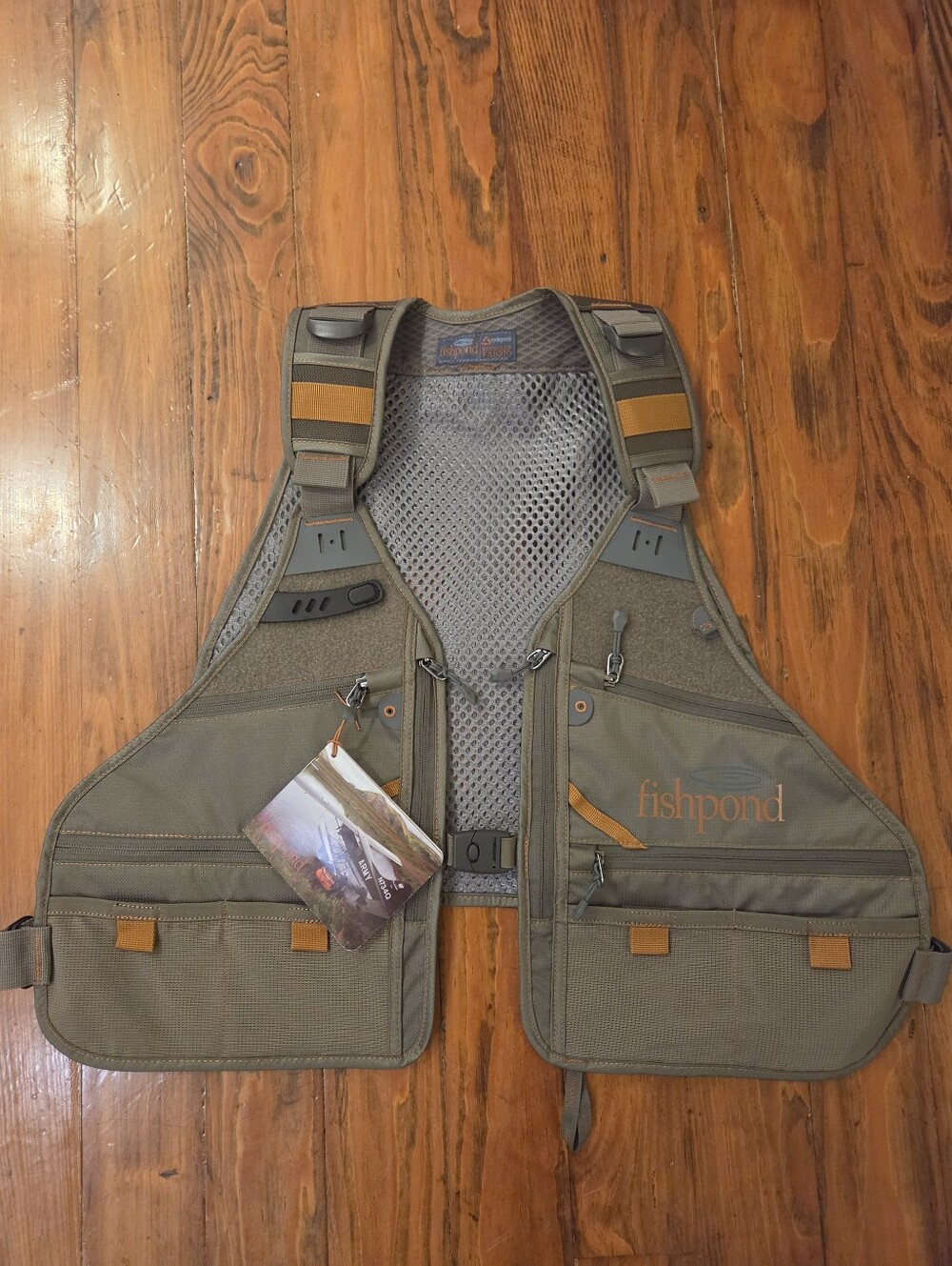 Fishpond Flint Hills Vest Gravel One Size New With Tags
